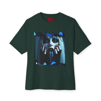 Edgy Oversized Tee - Unisex Graphic Shirt, Streetwear Fashion, Unique Gift for Him/Her, Casual or Trendy Look, Art Enthusiast Apparel