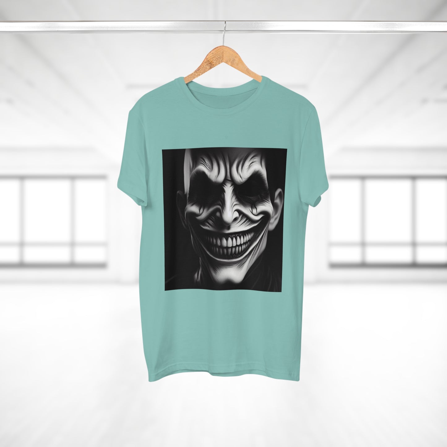 Creepy Clown Unisex T-Shirt - Unisex Graphic Tee for Halloween, Horror Fans, Costume Party, Unique Gift Idea, Spooky Apparel