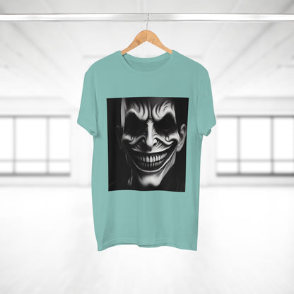 Creepy Clown Unisex T-Shirt - Unisex Graphic Tee for Halloween, Horror Fans, Costume Party, Unique Gift Idea, Spooky Apparel