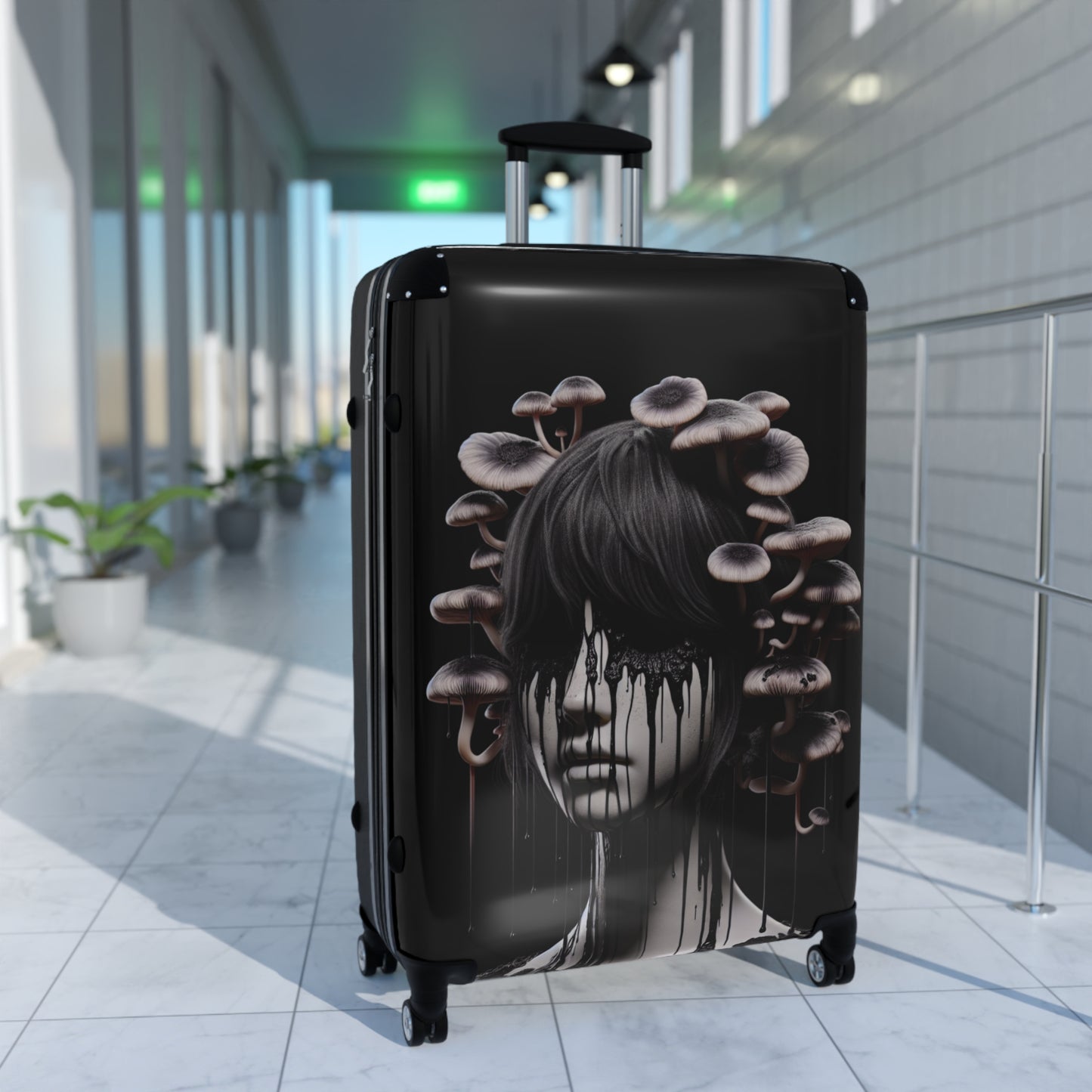 Travel Suitcase - Stylish Gothic Design for Adventurers