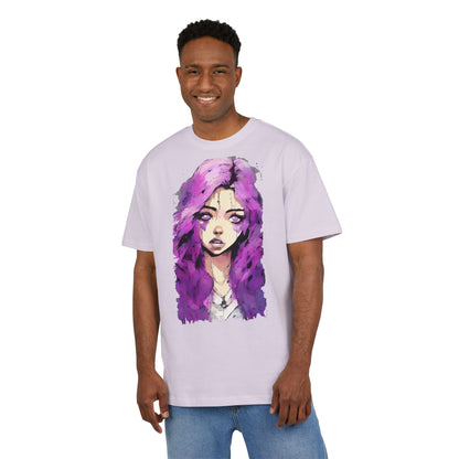Artistic Oversize Tee - Stylish Women’s Graphic Tee, Casual Streetwear Top, Gift for Her, Unique Art Apparel, Trendy Everyday Wear