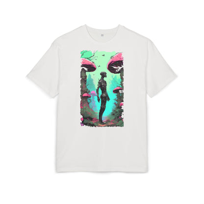Psychedelic Mushroom Tee, Unisex Oversize Shirt, Trendy Graphic T-shirt, Casual Wear, Festival Attire, Unique Gifts