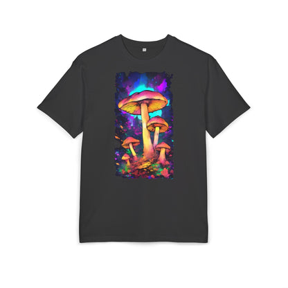 Psychedelic Mushroom Oversize Tee, Unisex Graphic Tee, Casual Summer Shirt, Gift for Nature Lovers, Festival Fashion