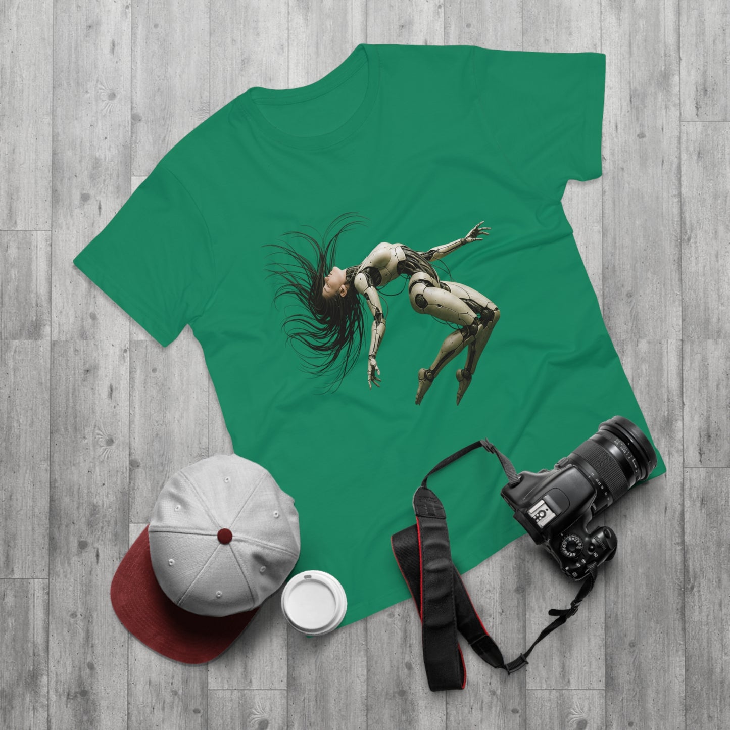 Futuristic Robot Graphic Tee for Men & Women, Tech Lover Gift, Unisex T-Shirt, Casual Wear, Unique Gift, Trendy Fashion