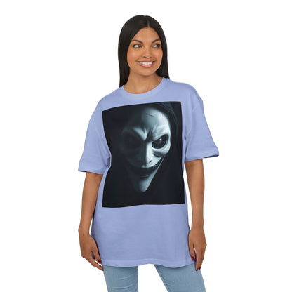 Spooky Graphic Unisex Oversized Tee, Halloween Shirt, Horror Aesthetic Tee, Statement Tee for Parties, Casual Wear, Gift Idea