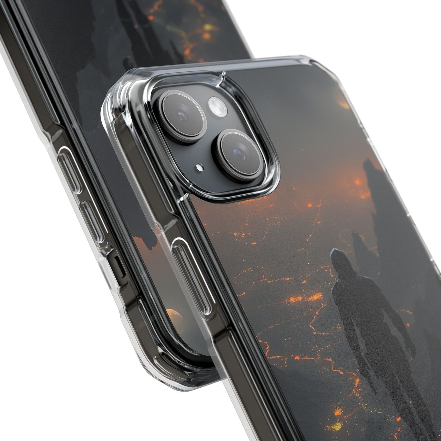 Magnetic Clear Impact Phone Cases, Adventure Phone Cover, Gamer Gift, Customizable Phone Shell, Trendy Tech Accessory