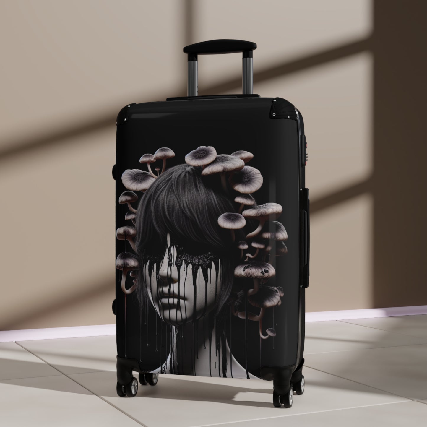 Travel Suitcase - Stylish Gothic Design for Adventurers