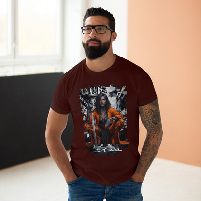 Urban Samurai Unisex T-shirt, Graphic Tee for Anime Fans, Streetwear Fashion, Unique Gift for Birthdays, Casual Wear