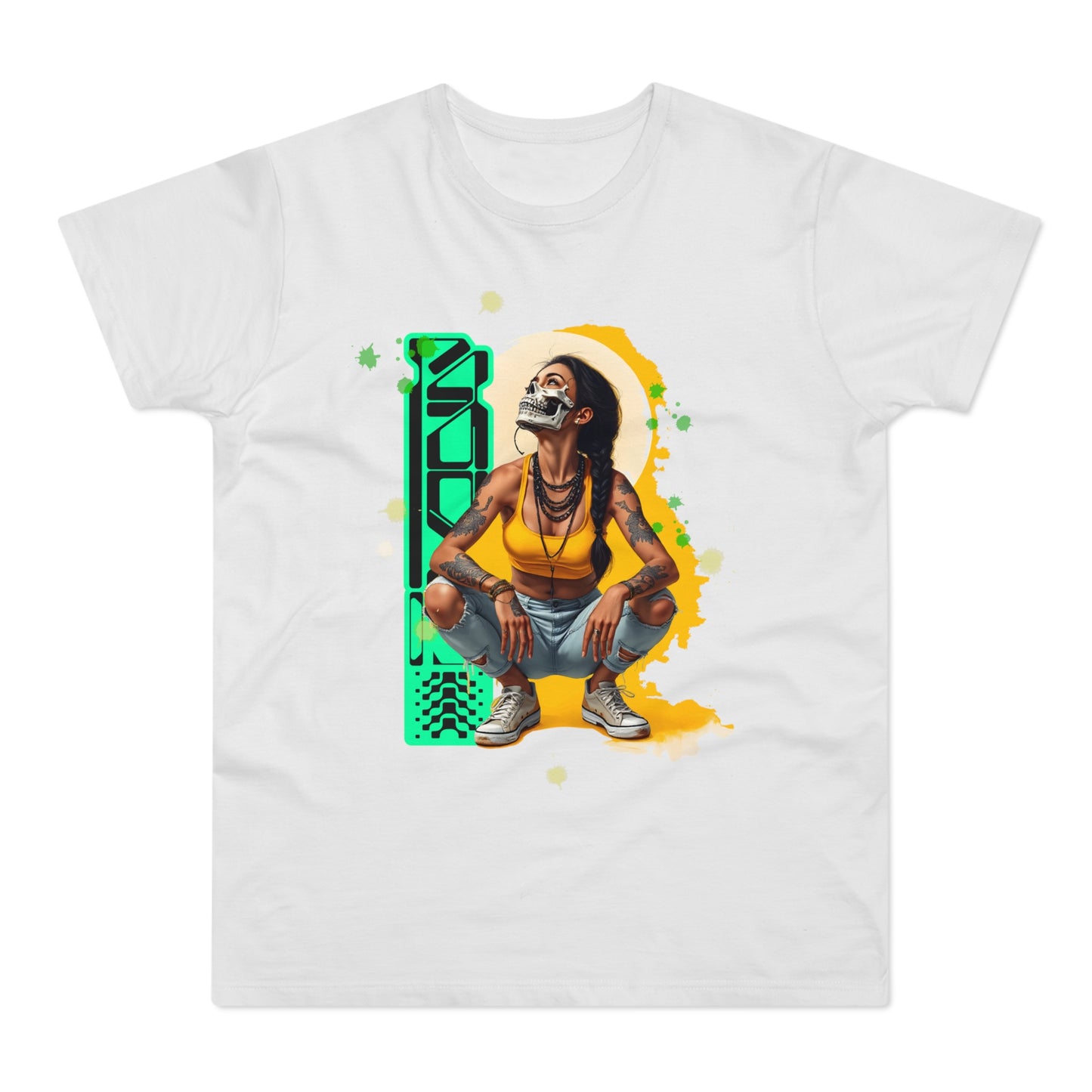 Vibrant Graphic Unisex T-Shirt, Casual Wear, Street Style, Gift for Him, Graphic Tee, Music Festival Shirt