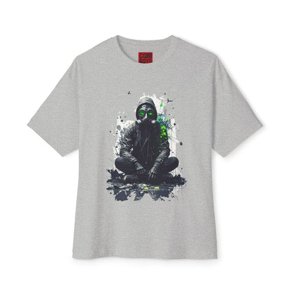 Gritty Street Art Boxy Tee, Unisex Tee, Graphic Tee, Oversized T-Shirt, Urban Fashion, Unique Gift, Casual Wear