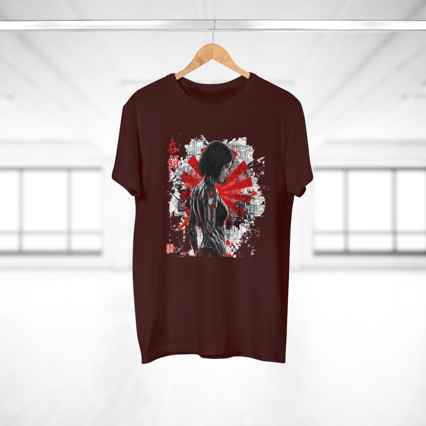 Cyber Samurai Graphic T-Shirt, Unisex Graphic Tee, Anime Shirt, Japanese Art T-Shirt, Gift for Nerds, Cosplay Apparel