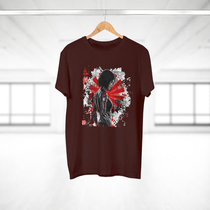 Cyber Samurai Graphic T-Shirt, Unisex Graphic Tee, Anime Shirt, Japanese Art T-Shirt, Gift for Nerds, Cosplay Apparel