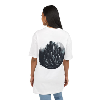 Urban Streetwear Oversize Tee - Futuristic Graphic Design