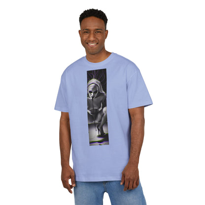 Unisex Oversized Graphic Tee - Edgy Gothic Design
