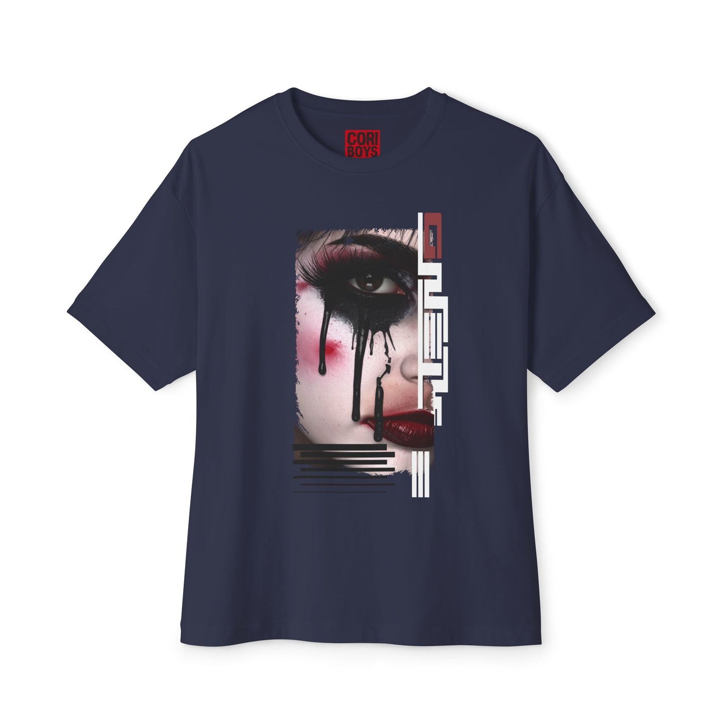 Artistic Oversized Tee - Bold Abstract Design, Streetwear, Casual Style, Unique Gift, Graphic Tee