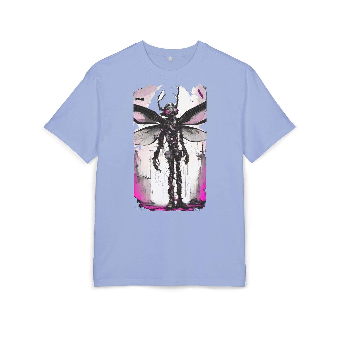 Edgy Artistic Oversize Tee, Graphic Tee, Unisex Shirt, Casual Wear, Statement Piece, Gift for Art Lovers