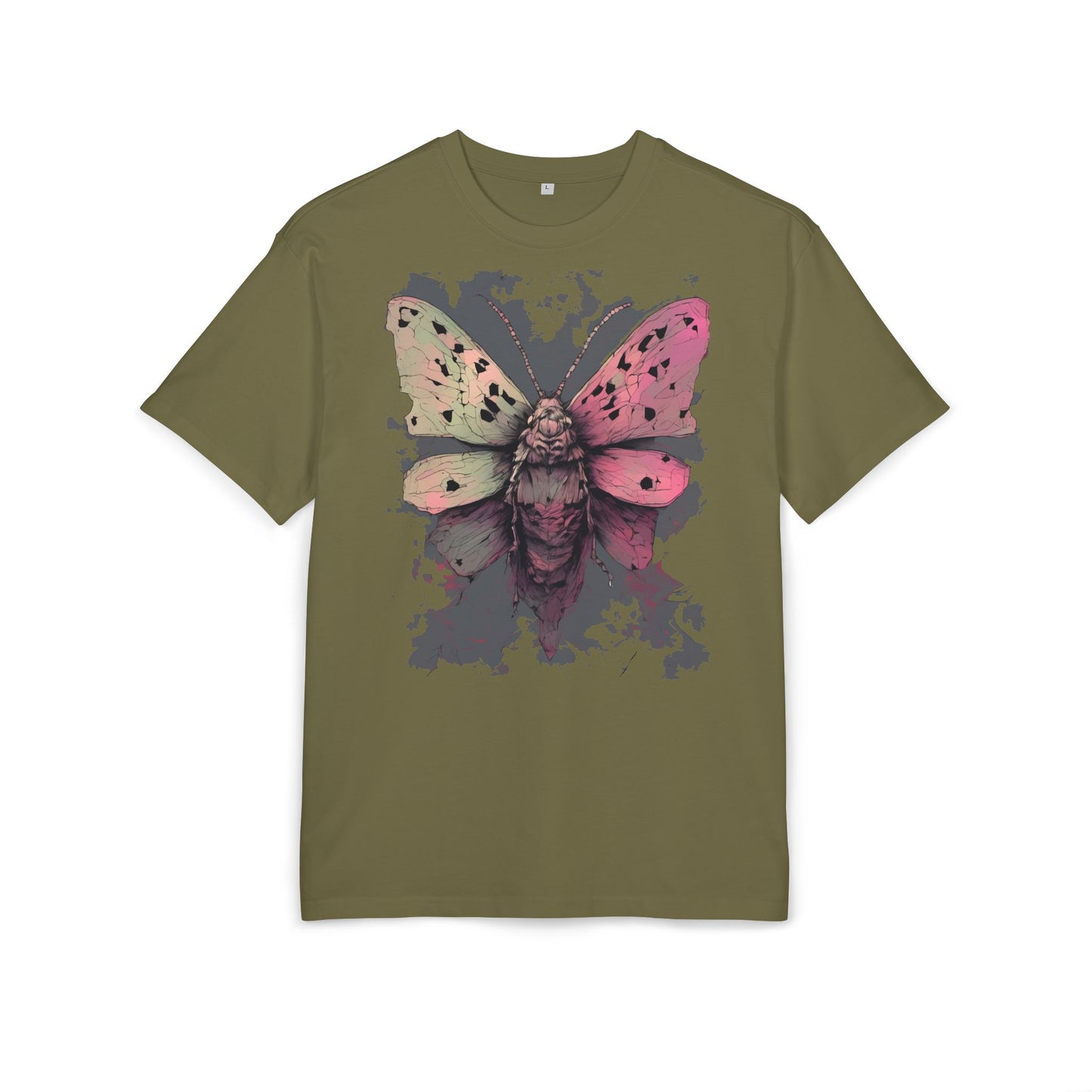 Moth Art Unisex Oversized Tee, Graphic T-Shirt, Nature Lover Gift, Everyday Wear, Summer Style