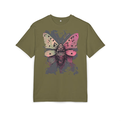 Moth Art Unisex Oversized Tee, Graphic T-Shirt, Nature Lover Gift, Everyday Wear, Summer Style