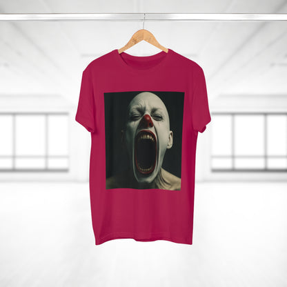 Creepy Clown Graphic T-Shirt, Scary Shirt for Halloween, Horror Movie Fans, Unique Gift for Him, Unisex Casual Wear