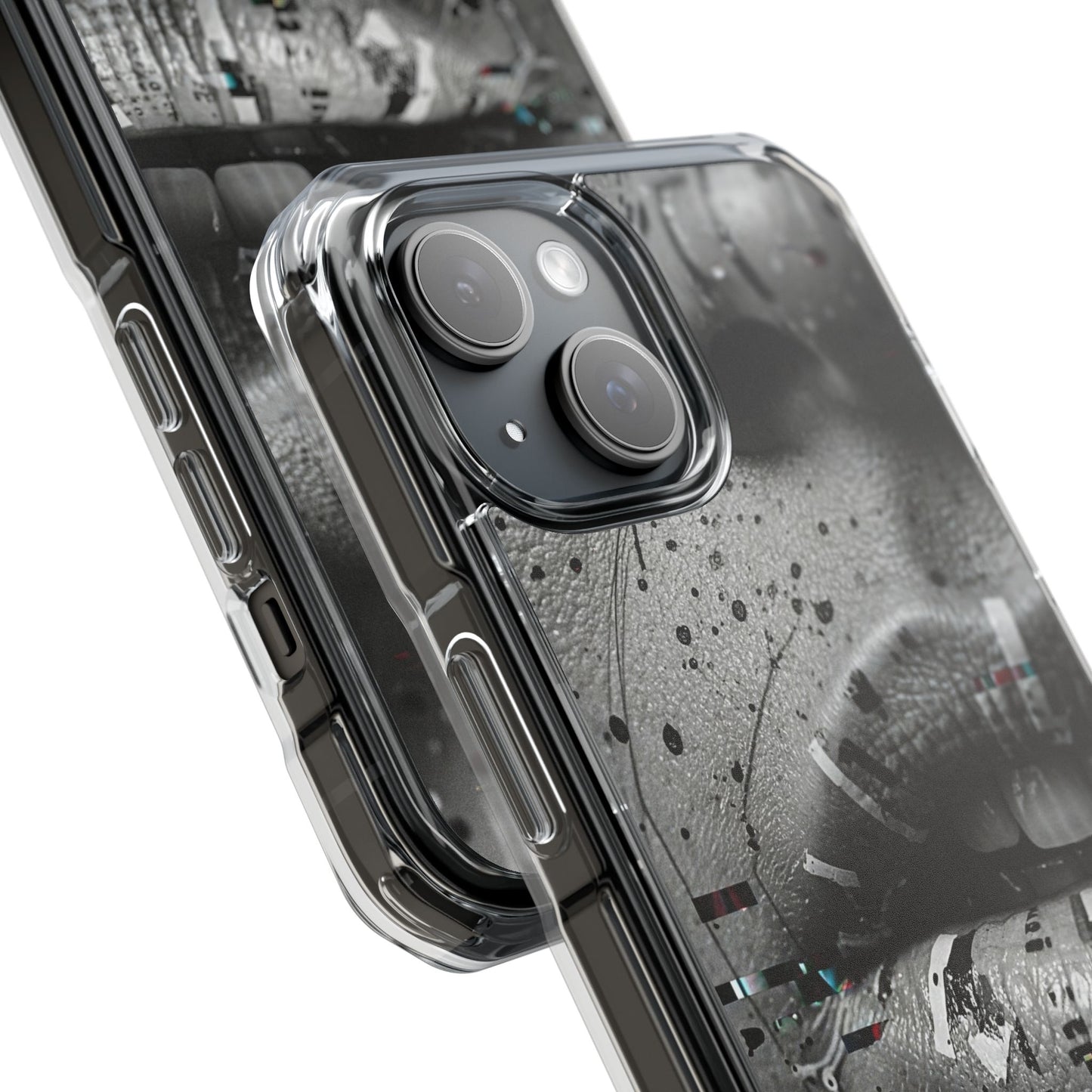 Magnetic Clear Impact Phone Case for Stylish Protection, Urban Aesthetic, Trendy Gift, Phone Accessories, Personalized Present