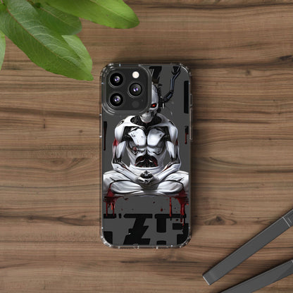 Clear Phone Cases with Cyber Design