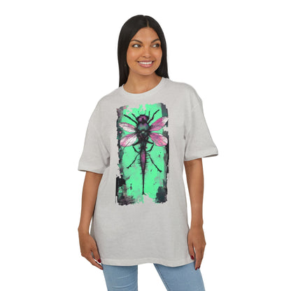 Botanical Dragonfly Tee - Nature-Inspired Unisex Oversized Shirt, Boho Style, Eco-Friendly Gift, Relaxed Summer Top, Unique Graphic Tee