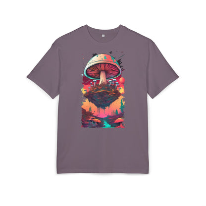 Psychedelic Mushroom Unisex Tee - Oversize Graphic T-Shirt for Festivals, Art Lovers, Gifts, and Casual Wear