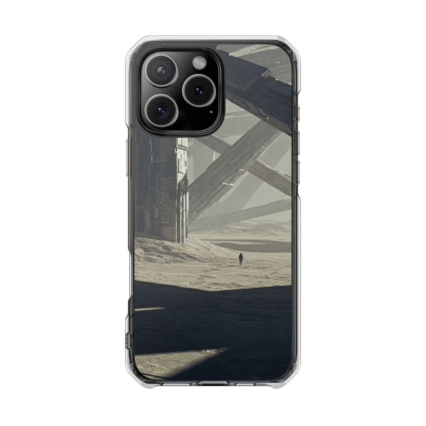 Magnetic Clear Impact Cases - Aesthetic Phone Protection, Unique Gift for Tech Lovers, Sleek Design for Minimalists