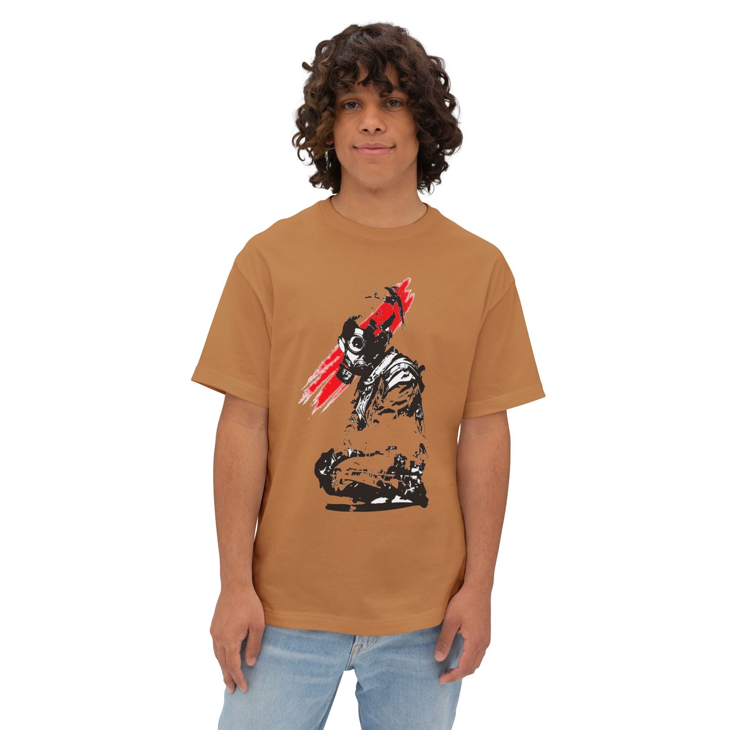 Edgy Graphic Oversized Tee, Unisex Artistic T-Shirt, Casual Streetwear Top, Unique Gift for Him or Her, Trendy Urban Apparel