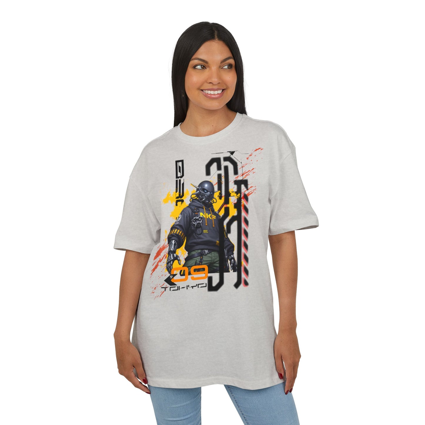 Urban Street Art Oversize Tee, Graphic Tee, Hip Hop Apparel, Streetwear Style, Men’s and Women’s Fashion, Casual Wear