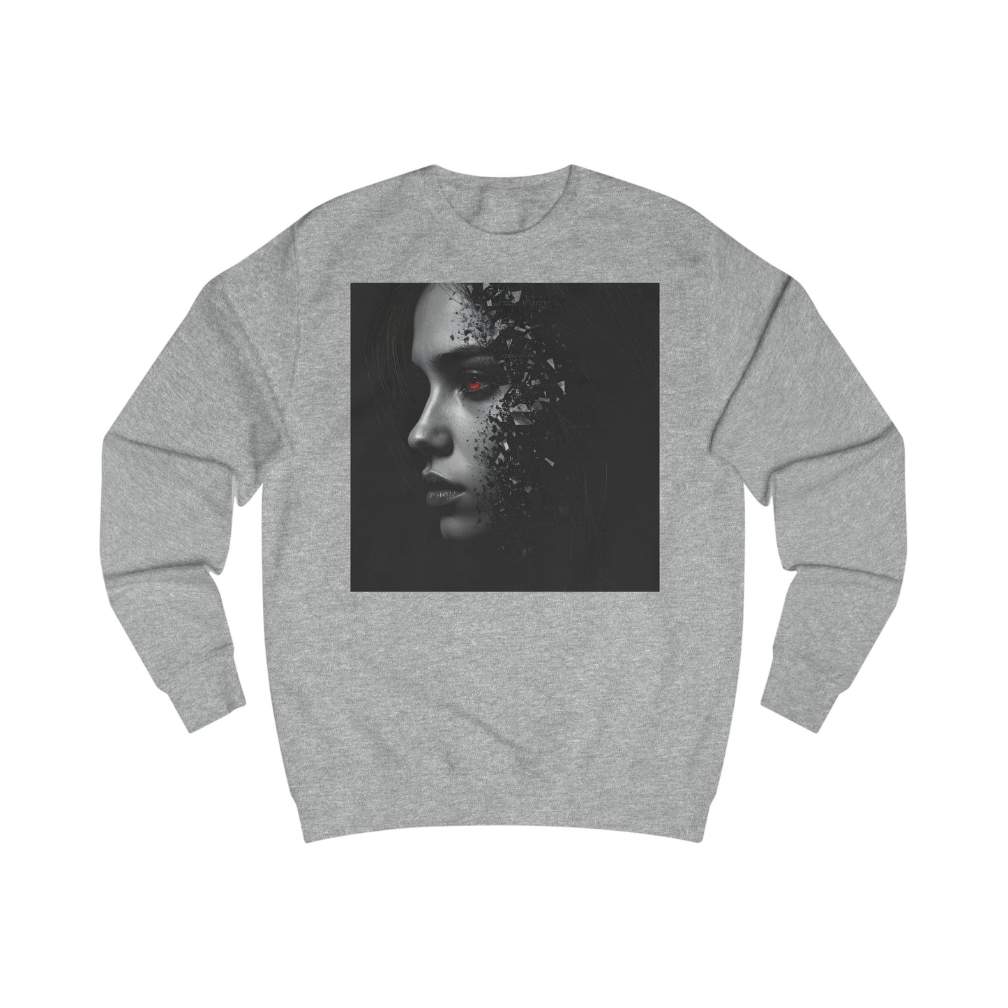 Artistic Unisex Sweatshirt with Unique Design, Cozy Graphic Pullover for Everyday Wear, Fashion Gift for Art Lovers