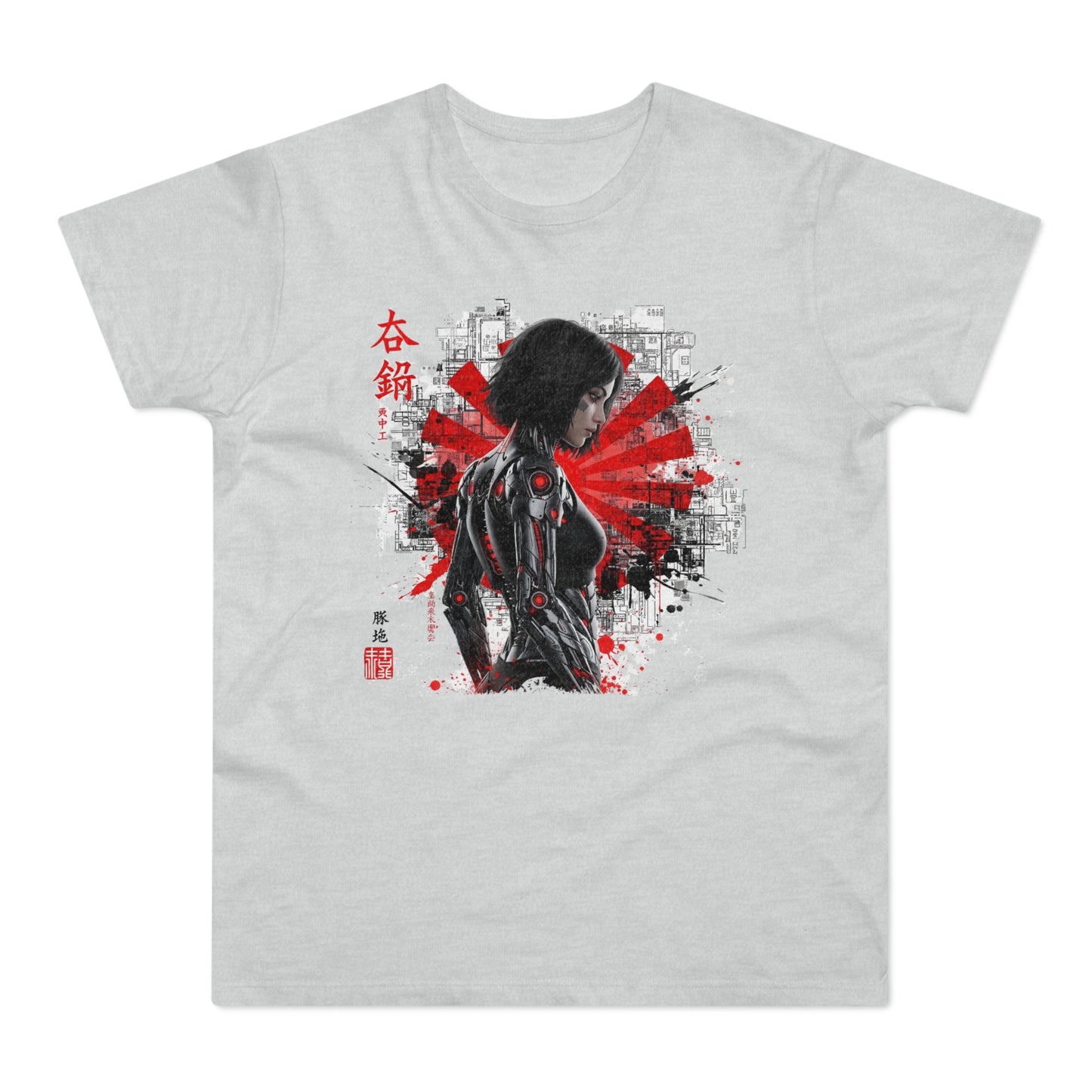 Cyber Samurai Graphic T-Shirt, Unisex Graphic Tee, Anime Shirt, Japanese Art T-Shirt, Gift for Nerds, Cosplay Apparel