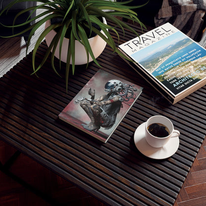 Futuristic Sci-Fi Hard Backed Journal | Unique Notebook for Creative Minds, Writing, Sketching, Gift for Geeks, Cyberpunk Art