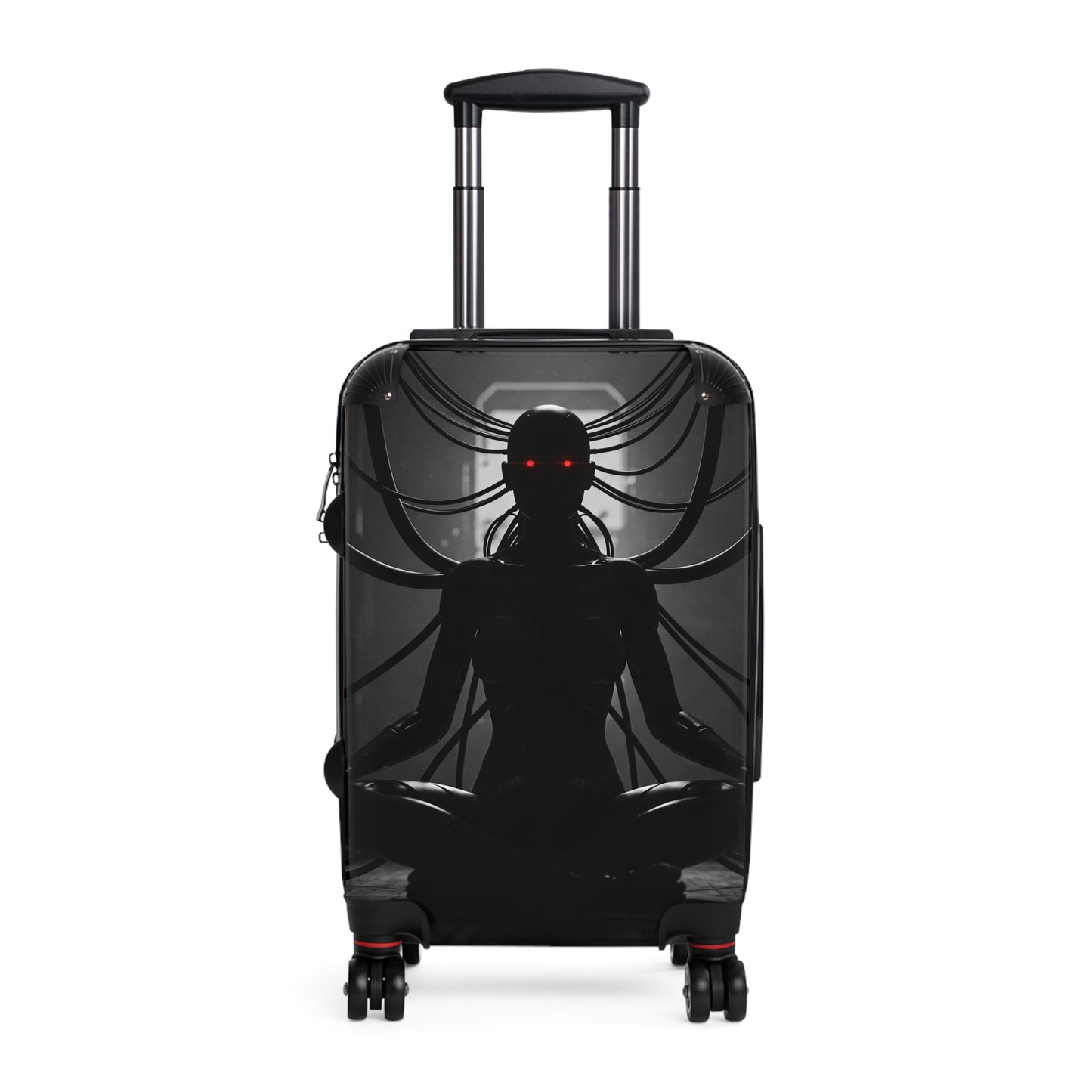 Stylish Travel Suitcase with Futuristic Design - Perfect for Adventurers
