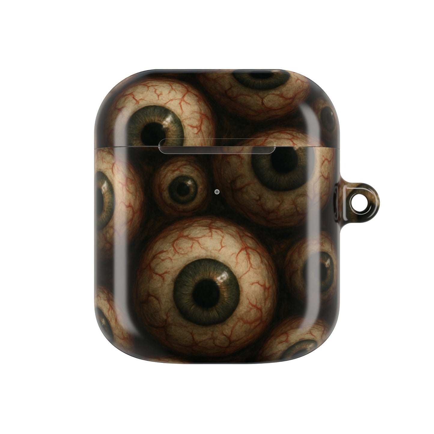 Unique Eyeball AirPod Case, Quirky Phone Accessory, Halloween Gift, Weird Aesthetic Decor, Eye Pattern Tech Case