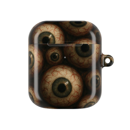 Unique Eyeball AirPod Case, Quirky Phone Accessory, Halloween Gift, Weird Aesthetic Decor, Eye Pattern Tech Case