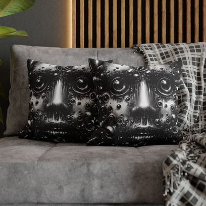 Funky Geometric Pillowcase, Modern Home Decor, Unique Throw Pillow Cover, Artistic Cushion Cover, Gift for Art Lovers