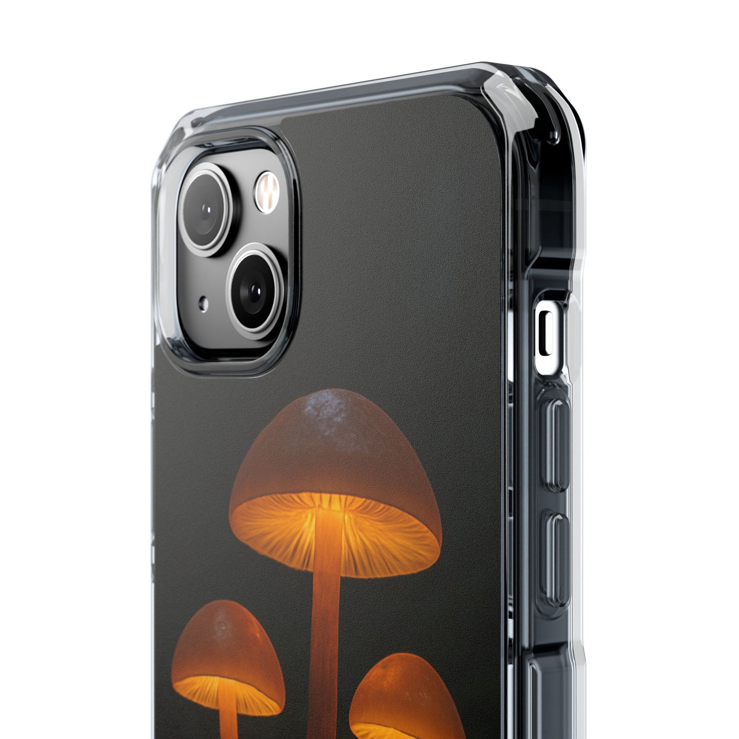 Magnetic Clear Impact Cases, Mushroom Phone Case, Eco-Friendly Phone Cover, Unique Phone Accessories, Gift for Nature Lovers, Artistic