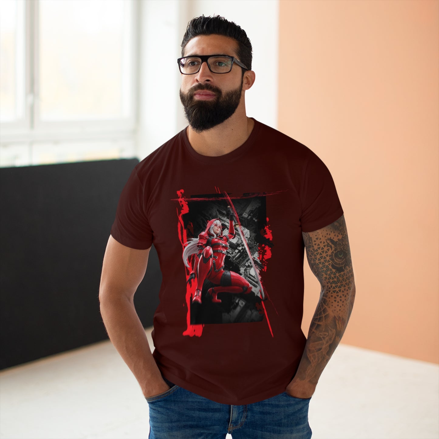 Unisex Graphic T-Shirt with Action Hero Design, Anime Tees, Casual Wear, Gifts for Gamers, Comic Fans, Birthdays