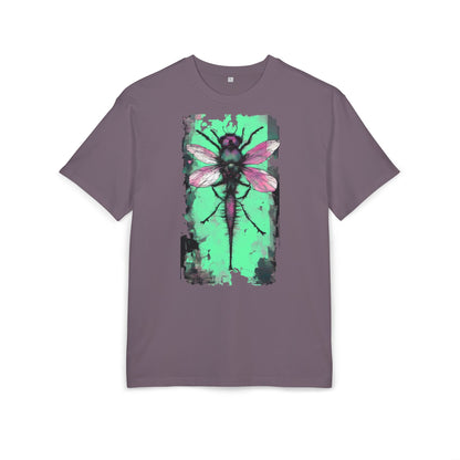 Botanical Dragonfly Tee - Nature-Inspired Unisex Oversized Shirt, Boho Style, Eco-Friendly Gift, Relaxed Summer Top, Unique Graphic Tee