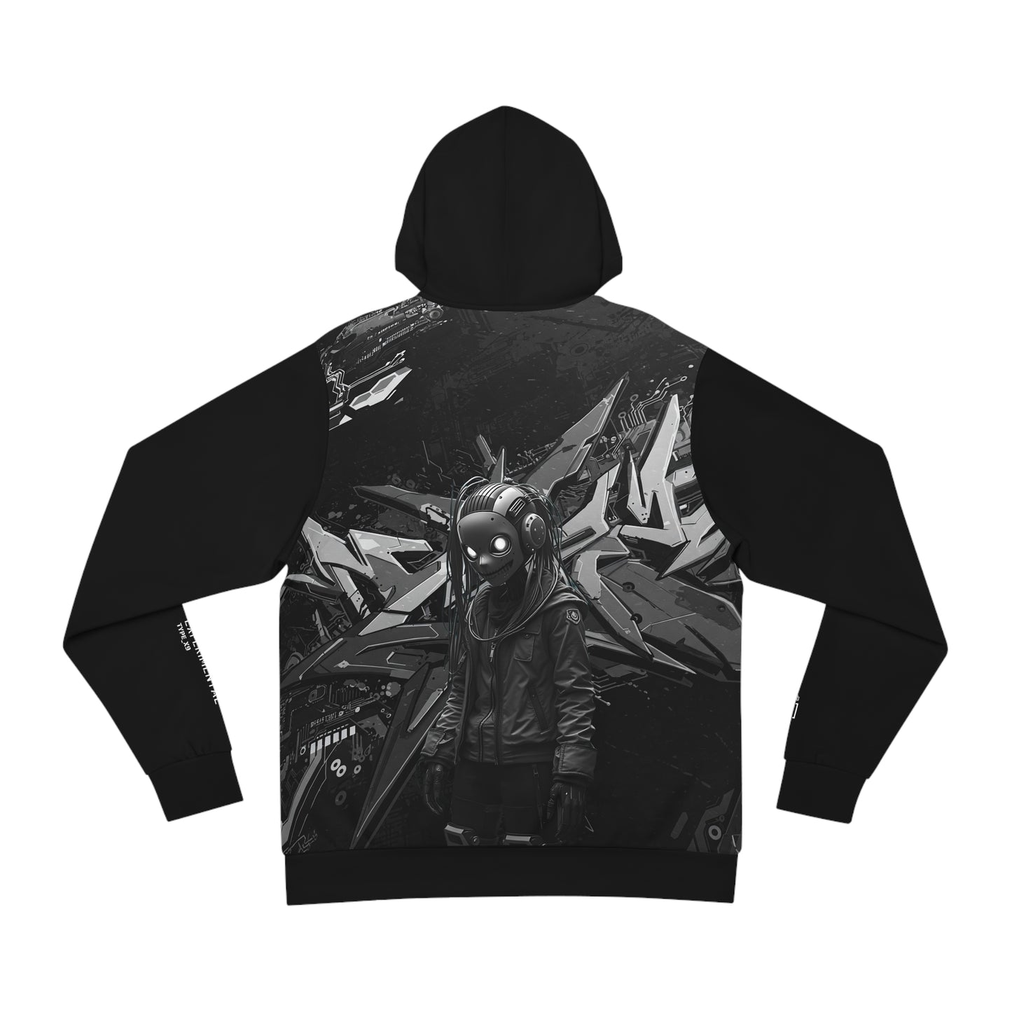 Urban Graphic Hoodie with Skull & Street Art Design