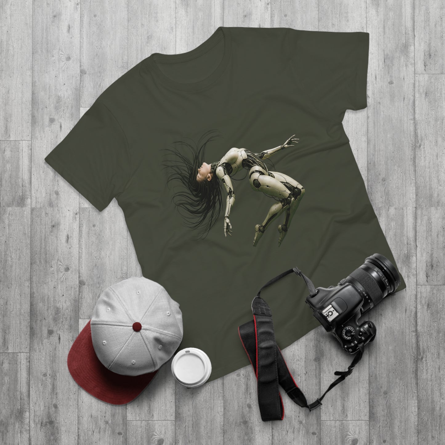 Futuristic Robot Graphic Tee for Men & Women, Tech Lover Gift, Unisex T-Shirt, Casual Wear, Unique Gift, Trendy Fashion