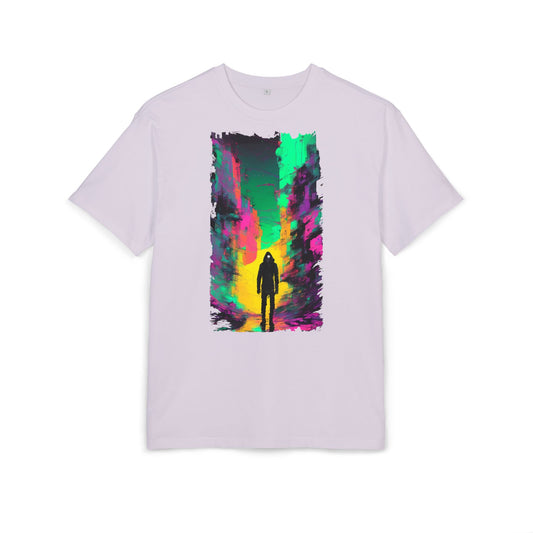Vibrant Nature-Inspired Oversize Tee, Boho Graphic Tee, Unisex T-Shirt for Adventurers, Colorful Casual Wear, Nature Lover Gift