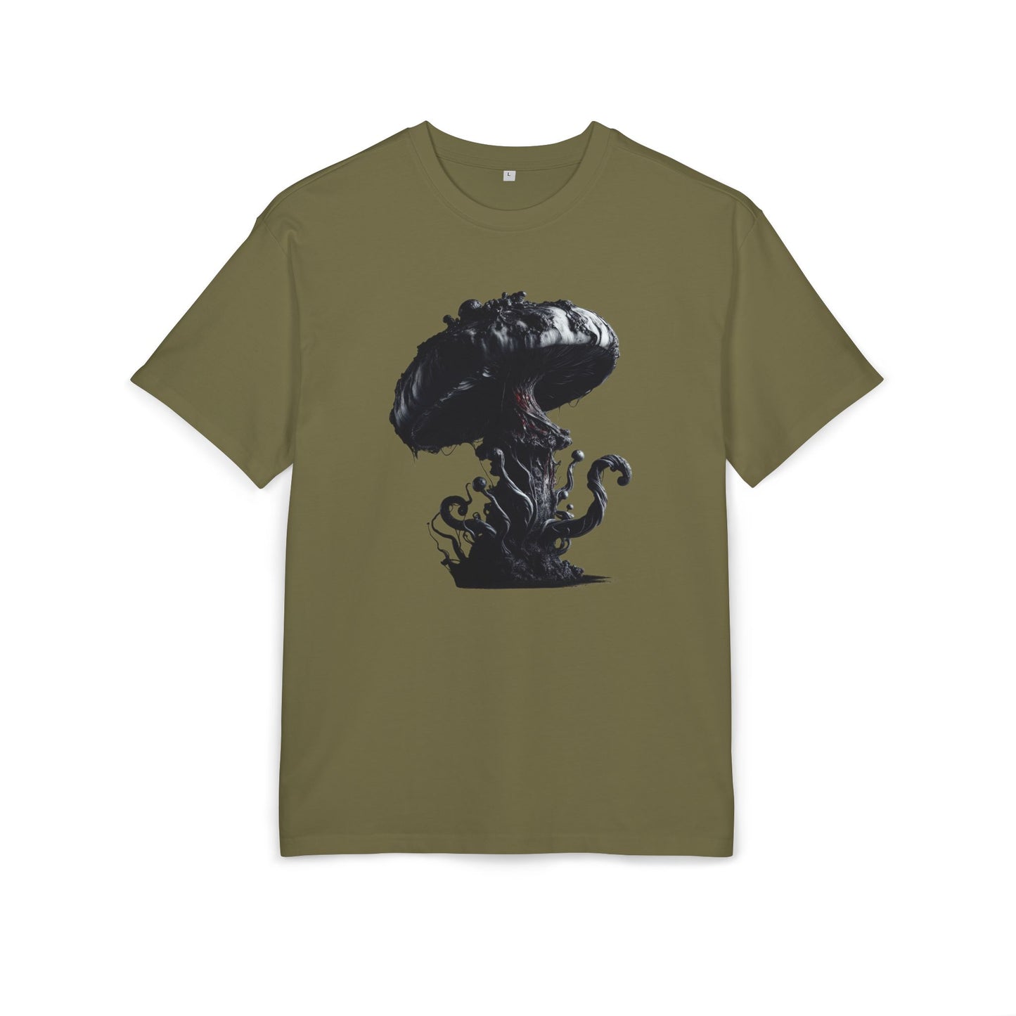 Vintage Mushroom Graphic Unisex Heavy Oversize Tee