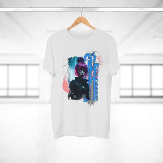 Cyberpunk Art Unisex T-Shirt, Streetwear Tee, Graphic Shirt, Gift for Him, Festival Apparel, Tech-Inspired Fashion