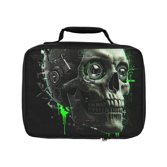 Edgy Skull Lunch Bag | Cool Insulated Tote for School, Work, Picnic, Halloween, Unique Gift for Teens