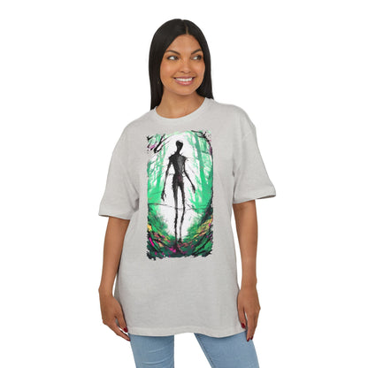 Mystical Forest Oversize Tee, Unisex Heavy Tee, Witchy Fashion, Boho Graphic Shirt, Alternative Style Tee
