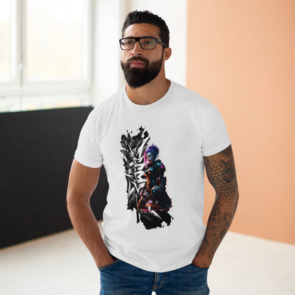 Unisex Graphic T-Shirt Featuring Bold Illustration, Streetwear Style Tee, Trendy Casual Wear, Perfect Gift for Graphic Art Lovers