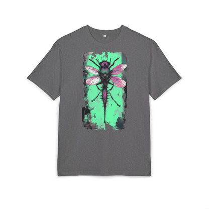 Botanical Dragonfly Tee - Nature-Inspired Unisex Oversized Shirt, Boho Style, Eco-Friendly Gift, Relaxed Summer Top, Unique Graphic Tee
