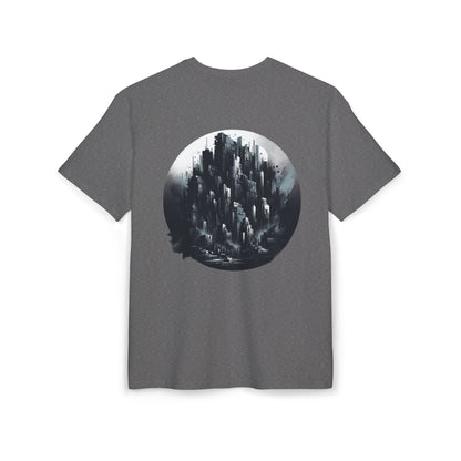 Urban Streetwear Oversize Tee - Futuristic Graphic Design